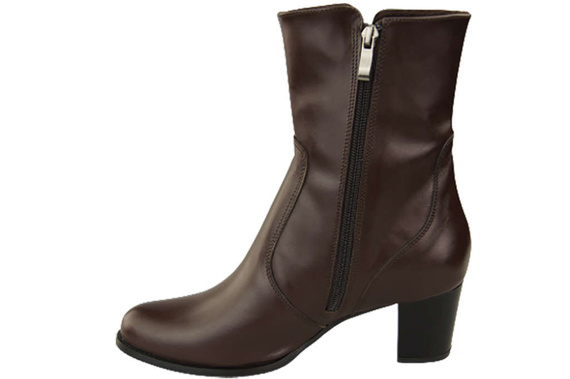 Dámské boty Chocolate Warmed Natural Leather 882 Z ElitaBut