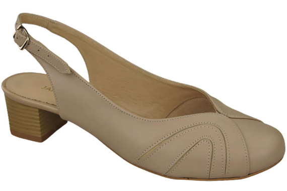 Dámská obuv Sandály z přírodní kůže Cappuccino Lico 842 ElitaBut