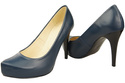 Dámská obuv Navy blue Stiletto pumps přírodní kůže 205 ElitaBut
