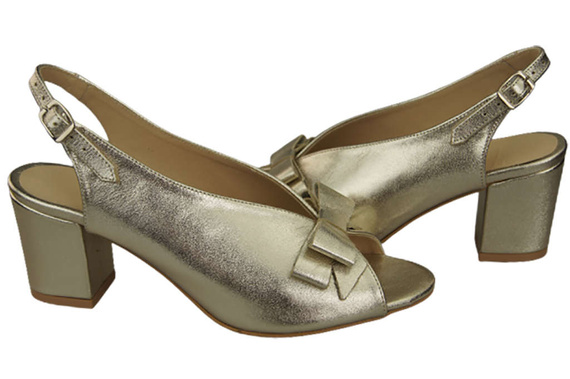 Dámská obuv Sandály Golden Faced Přírodní kůže 148 L ElitaBut