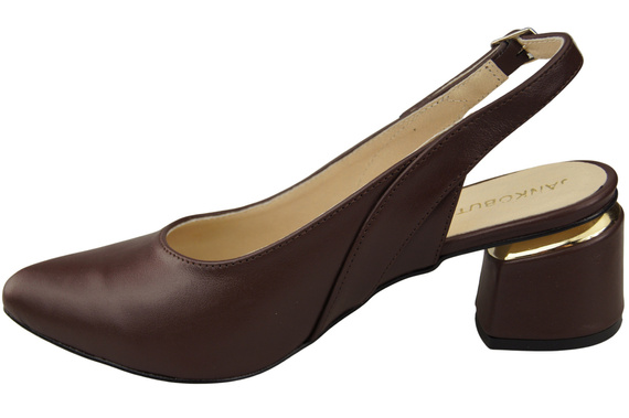 Dámská obuv Chocolate Sandals Natural Leather 196 ElitaBut