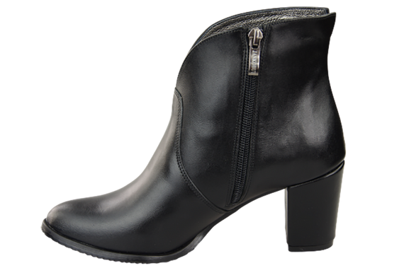 Dámské kozačky černé Jaro/Podzim přírodní kůže 152 L ElitaBut