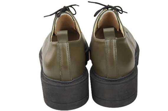 Dámské šněrovací boty Obuv z olivové kůže Natural 180 ElitaBut