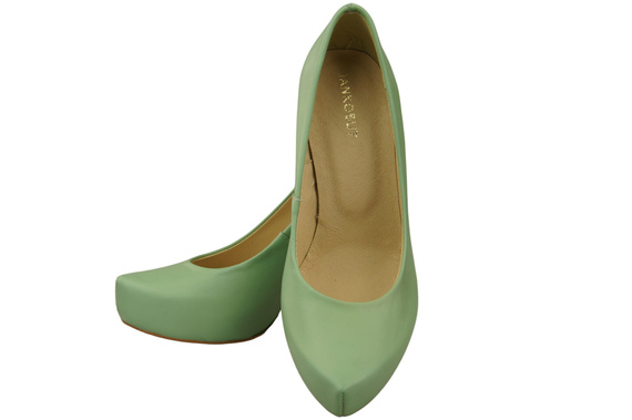 Dámská obuv Mint Leather Stiletto pumps 205 ElitaBut