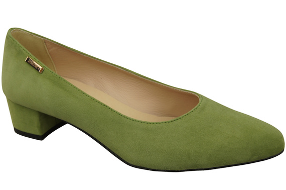 Pohodlná dámská obuv Pistachio z přírodní semišové kůže 220 od ElitaBut