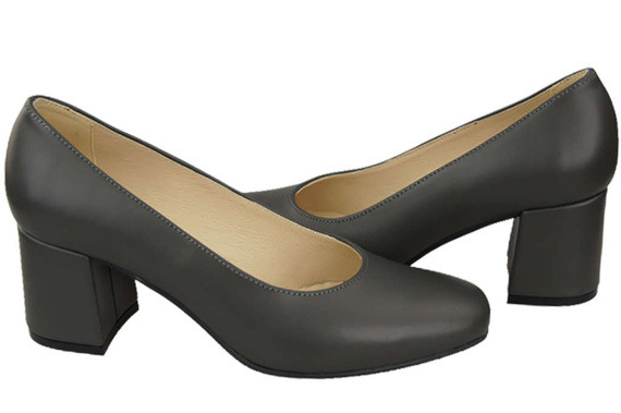 Dámská obuv Dámské lodičky Přírodní kůže 171 Graphite ElitaBut