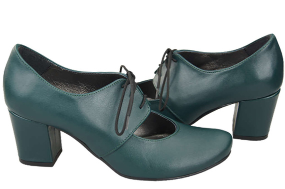 Obuv Dámské polobotky z přírodní kůže Malachite 161 ElitaBut