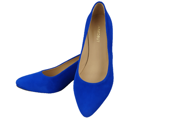 Dámská obuv Azure Natural Suede Leather Decorative Heel 158 With ElitaBut