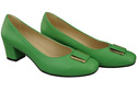 Dámská obuv Natural Leather 187 Lime pumps ElitaBut