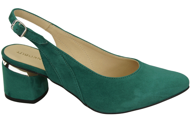 Dámské sandály z přírodní semišové kůže Malachite Elegance a pohodlí 196 From ElitaBut