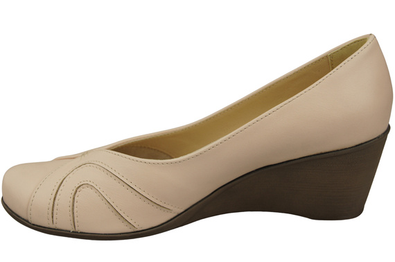 Boty na kotníku Pink Powder Dámské lodičky z přírodní kůže 828 ElitaBut