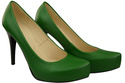 Dámská obuv Zelené lodičky Stiletto z přírodní kůže 205 ElitaBut