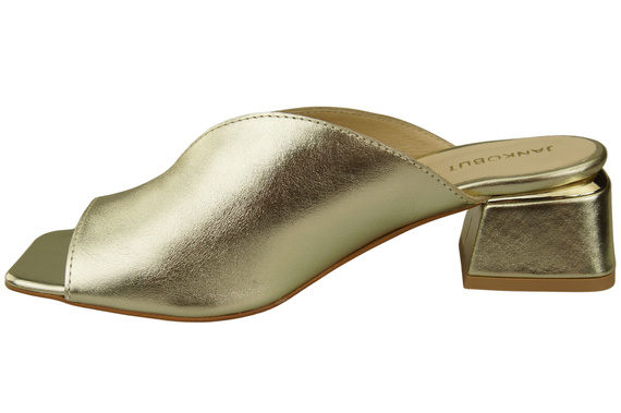 Dámská obuv Gold Heeled Flip Flops Natural Leather 210 ElitaBut
