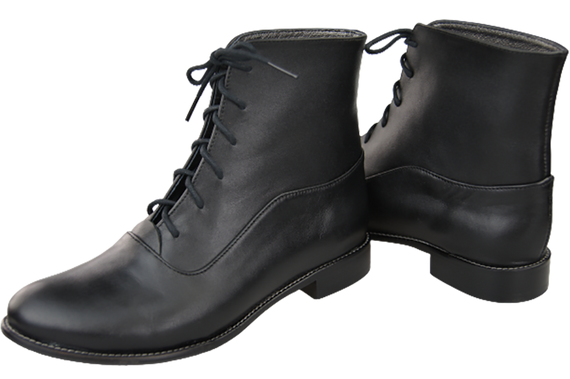 Dámské kozačky černé Jaro/Podzim přírodní kůže 155 L ElitaBut