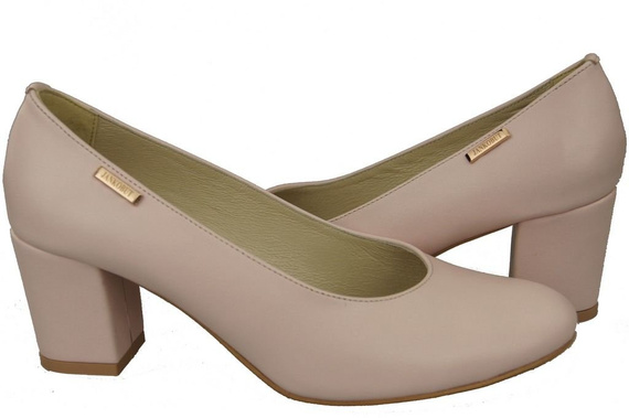 Dámská obuv Pumpkin Pink Powder Natural Grain Leather 125 ElitaBut