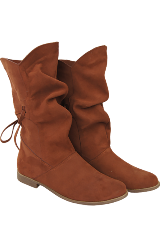 Dámské boty Chestnut Jaro / podzim přírodní kůže velur 999 L ElitaBut