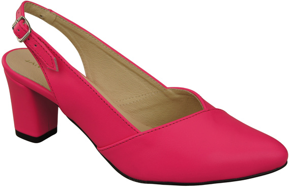 Dámská obuv Neon Pink Stiletto Sandály Natural Leather 217 ElitaBut