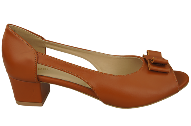 Dámská obuv Červené sandály Přírodní kůže 145 ElitaBut