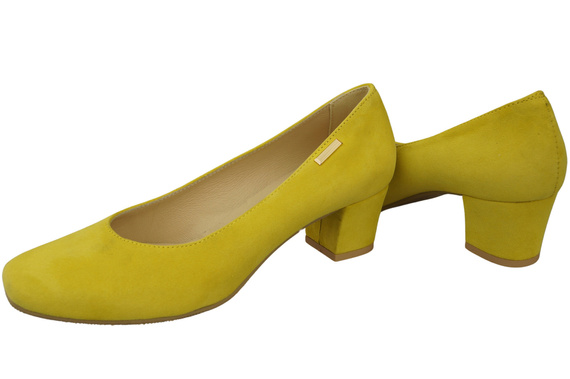 Pohodlné dámské boty Lemon Leather Suede pumps 172 od ElitaBut
