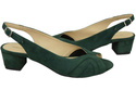 Dámská obuv Sandály semišové zelené 991 ElitaBut