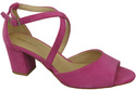 Dámská obuv Sandály Fuchsiová přírodní kůže Semiš 111 ElitaBut