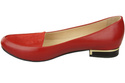 Dámské baletní boty Lords Natural Leather Red 908 ElitaBut