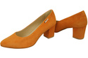 Dámská obuv Orange Natural Suede Leather 106 ElitaBut