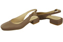 Dámská obuv Sandály Cappuccino Dark Flat Heel Natural Leather 206 ElitaBut