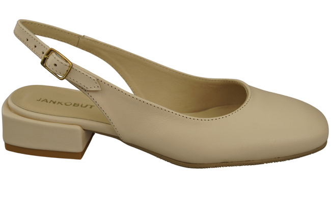 Dámské sandály na plochém podpatku z přírodní kůže 206 ElitaBut