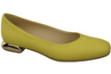 Ploché dámské boty Lemon pumps Ornamental heel Natural leather 209 ElitaBut