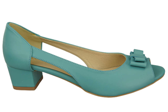 Dámská obuv Tyrkysové sandály Přírodní kůže 145 ElitaBut