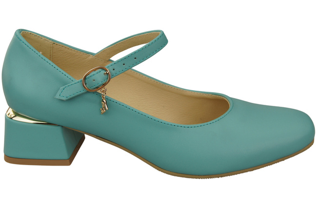 Dámská obuv Obuv s páskem Tyrkysová přírodní kůže 202 ElitaBut