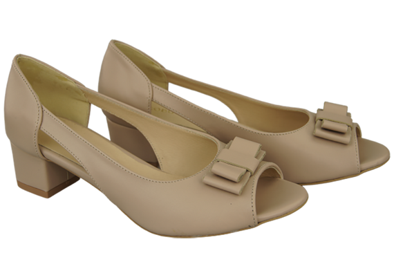 Dámská obuv Sandály Cappuccino celokožená 145 ElitaBut