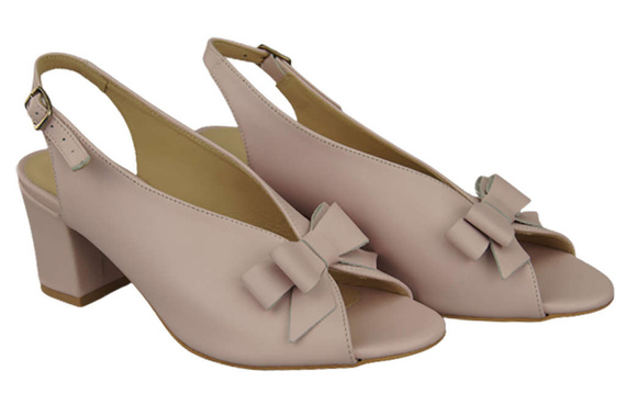 Dámská obuv Sandály Pink Powder natural leather Faced 148 L ElitaBut