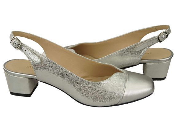Dámská obuv Sandály z přírodní kůže 165 Silver ElitaBut