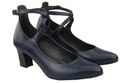 Dámská obuv Navy blue Natural leather 118 ElitaBut