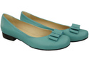 Dámské baletní boty Natural Leather Turquoise 702 ElitaBut