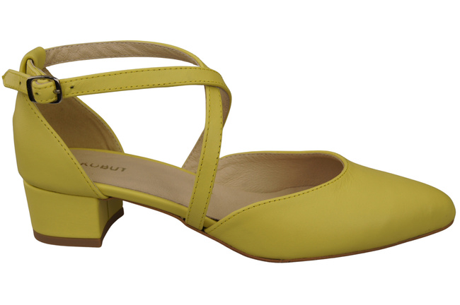 Dámské Sandály Kožené Lemon s Pásky na Nízkém Podpatku 223 ElitaBut