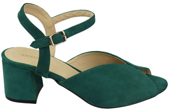 Dámská obuv Malachite Natural Leather Suede Sandals 185 ElitaBut