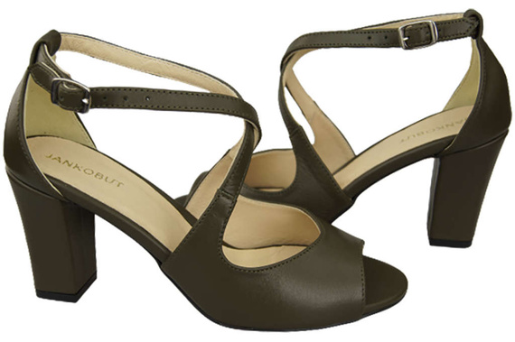 Dámská obuv Olive Kožené sandály 186 ElitaBut