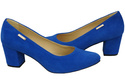 Dámská obuv Azure Natural Leather Suede pumps 106 ElitaBut