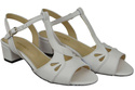 Dámská obuv Sandály White Natural Leather 169 ElitaBut