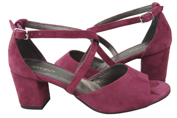 Dámská obuv Sandály Bordo leather Suede 111 ElitaBut
