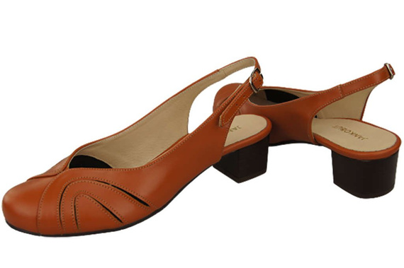 Dámská obuv Sandály z přírodní kůže Červená 842 ElitaBut