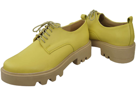Dámské šněrovací boty Lemon Leather Natural 180 ElitaBut