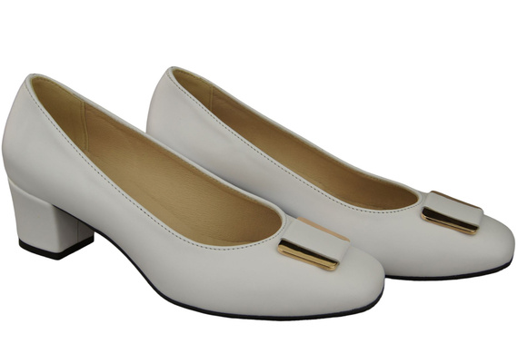 Dámská obuv Natural Leather 187 White ElitaBut