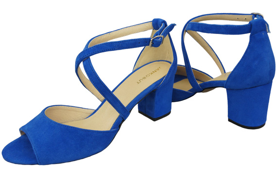 Dámská obuv Azure leather Suede sandals 111 ElitaBut