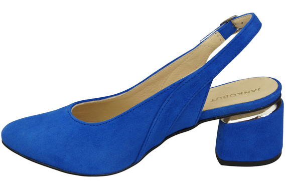 Dámské sandály z přírodní semišové kůže Azure Elegance and Comfort 196 From ElitaBut