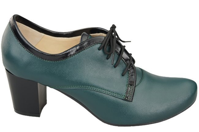 Dámská obuv Šněrovací boty z přírodní kůže Malachite 758 ElitaBut