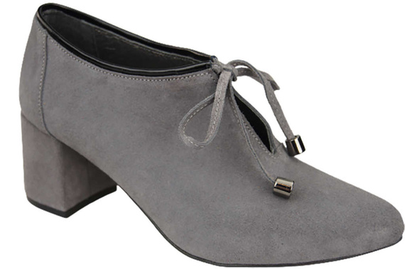 Dámská obuv Ash leather Velour polobotky 183 ElitaBut